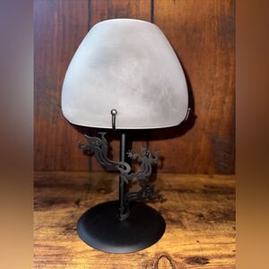 Partylite Vintage‎ Halloween Shadowdancers Ghost CANDLE Tea Light Lamp EUC